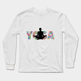 Relaxation - yoga - meditation- calm Long Sleeve T-Shirt